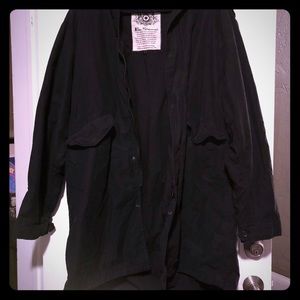 Ben Sherman hooded parka trench coat jacket